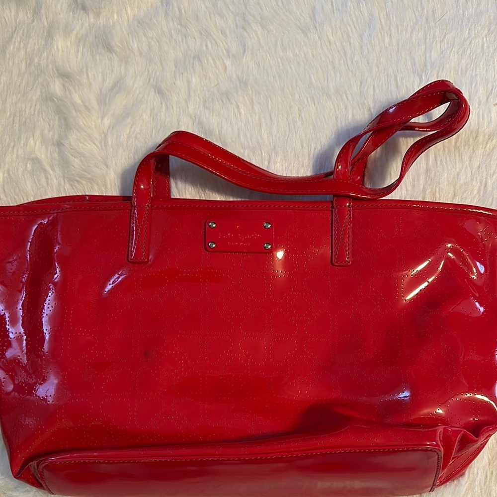 Kate Spade Red Heart Tote Bag